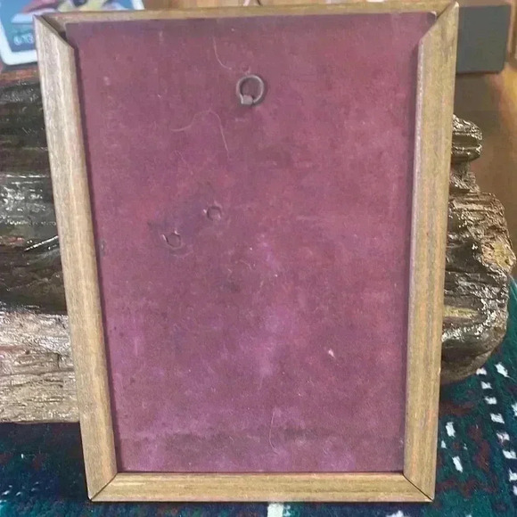 Vintage rocking horse nursery framed buttons . - Picture 3 of 5